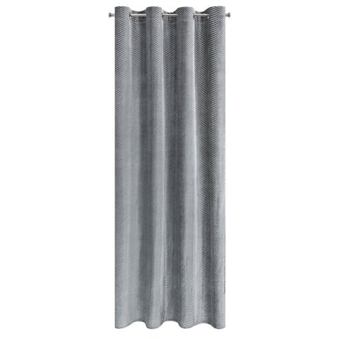 ZASŁONA GOTOWA LUSSI 140 X 250 CM STALOWY EUROFIRANY ZASŁONA GOTOWA LUSSI 140 X 250 CM STALOWY EUROFIRANY