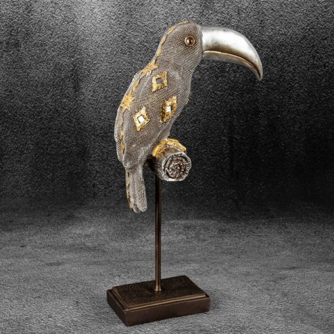 FIGURKA DEKORACYJNA KALI 23 X 12 X 41 CM SREBRNY EUROFIRANY FIGURKA DEKORACYJNA KALI 23 X 12 X 41 CM SREBRNY EUROFIRANY