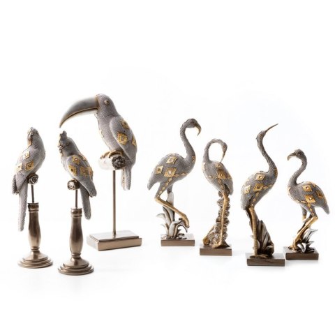 FIGURKA DEKORACYJNA KALI 23 X 12 X 41 CM SREBRNY EUROFIRANY FIGURKA DEKORACYJNA KALI 23 X 12 X 41 CM SREBRNY EUROFIRANY