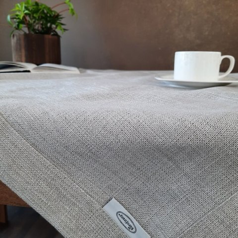 OBRUS STELLA 2 145 X 350 CM SREBRNY EUROFIRANY OBRUS STELLA 2 145 X 350 CM SREBRNY EUROFIRANY