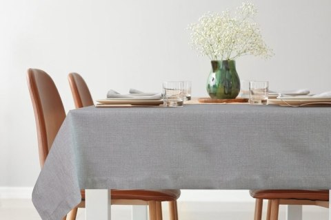 OBRUS STELLA 2 145 X 350 CM SREBRNY EUROFIRANY OBRUS STELLA 2 145 X 350 CM SREBRNY EUROFIRANY