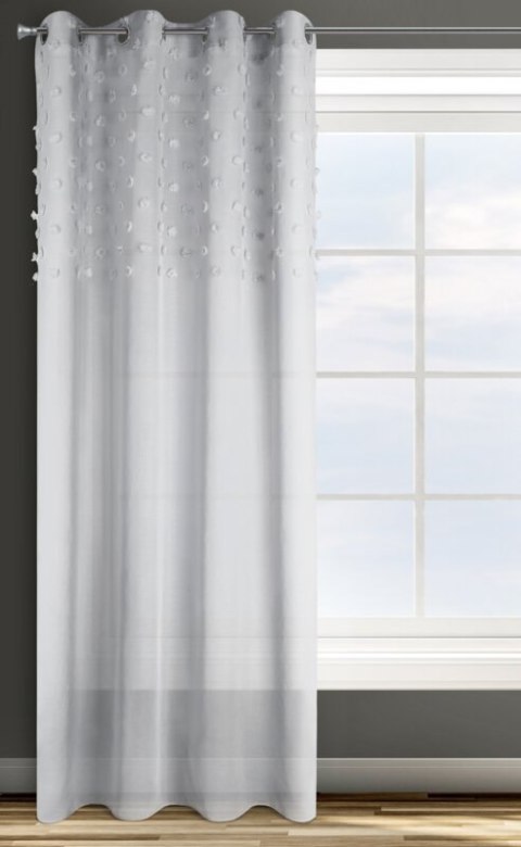 ZASŁONA GOTOWA D91 STELLA 140 X 250 CM SREBRNY EUROFIRANY ZASŁONA GOTOWA D91 STELLA 140 X 250 CM SREBRNY EUROFIRANY