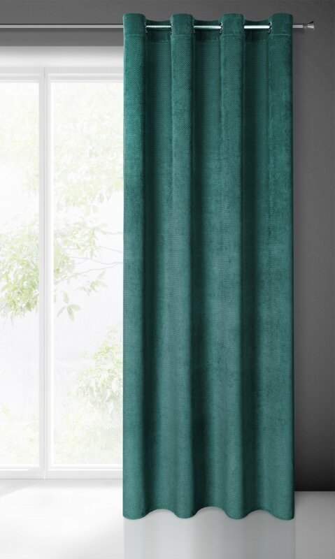 ZASŁONA GOTOWA ELIZA 140 X 250 CM CIEMNOMIĘTOWY EUROFIRANY ZASŁONA GOTOWA ELIZA 140 X 250 CM CIEMNOMIĘTOWY EUROFIRANY