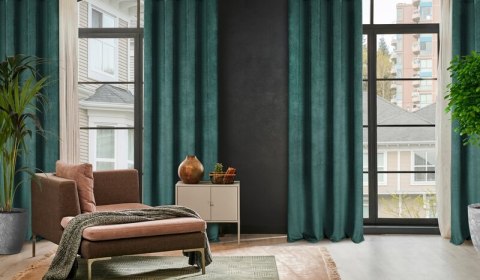 ZASŁONA GOTOWA ELIZA 140 X 250 CM CIEMNOMIĘTOWY EUROFIRANY ZASŁONA GOTOWA ELIZA 140 X 250 CM CIEMNOMIĘTOWY EUROFIRANY