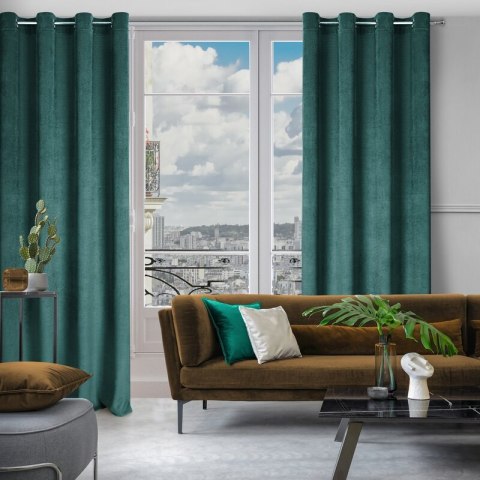 ZASŁONA GOTOWA ELIZA 140 X 250 CM CIEMNOMIĘTOWY EUROFIRANY ZASŁONA GOTOWA ELIZA 140 X 250 CM CIEMNOMIĘTOWY EUROFIRANY
