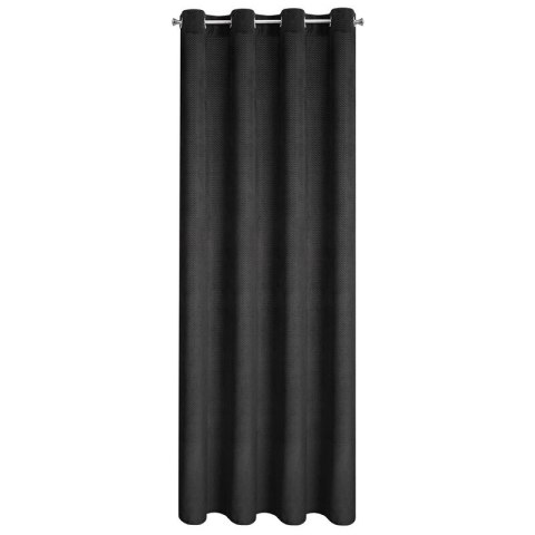 ZASŁONA GOTOWA ELIZA 140 X 250 CM CZARNY EUROFIRANY ZASŁONA GOTOWA ELIZA 140 X 250 CM CZARNY EUROFIRANY
