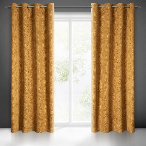ZASŁONA GOTOWA LIVIA 140 X 250 CM ZŁOCISTY EUROFIRANY ZASŁONA GOTOWA LIVIA 140 X 250 CM ZŁOCISTY EUROFIRANY