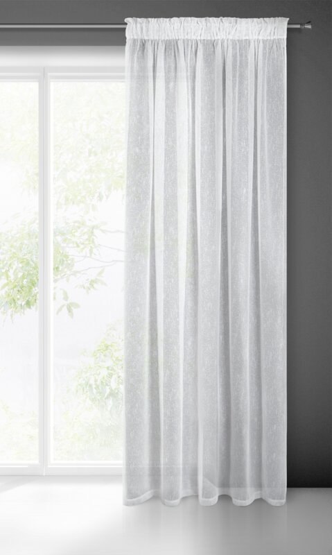 FIRANA GOTOWA IDA NA TAŚMIE 140 X 250 CM BIAŁY EUROFIRANY FIRANA GOTOWA IDA NA TAŚMIE 140 X 250 CM BIAŁY EUROFIRANY