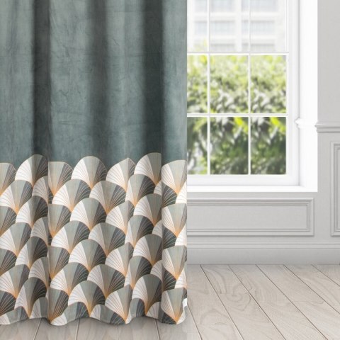 ZASŁONA GOTOWA D91 GINA 140 X 250 CM STALOWY EUROFIRANY ZASŁONA GOTOWA D91 GINA 140 X 250 CM STALOWY EUROFIRANY