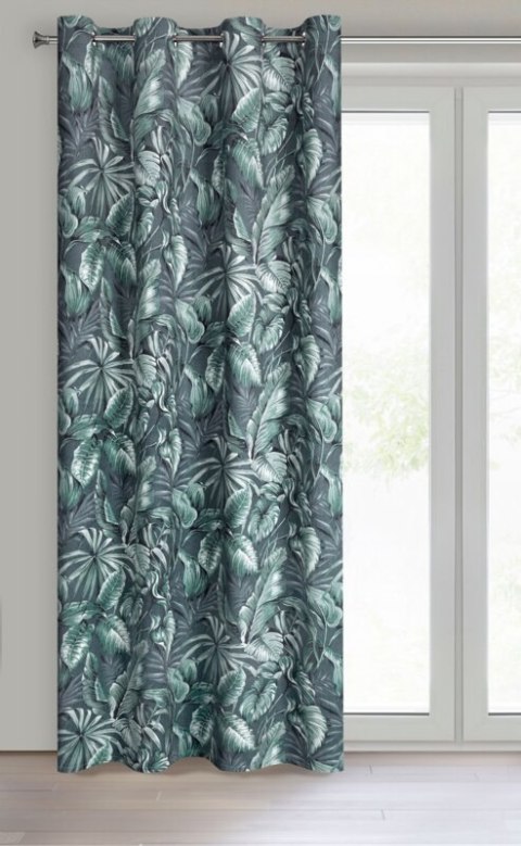 ZASŁONA GOTOWA PALERMO 140 X 250 CM SZARY EUROFIRANY ZASŁONA GOTOWA PALERMO 140 X 250 CM SZARY EUROFIRANY