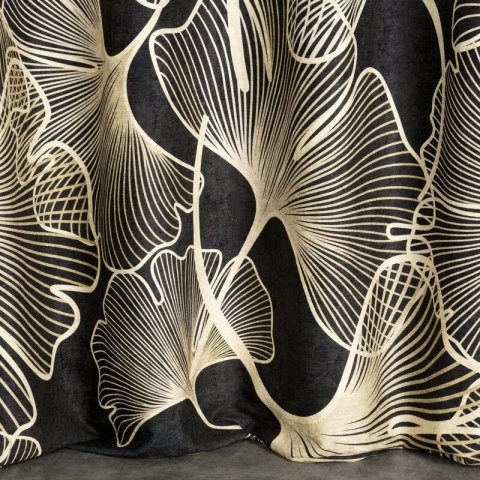 ZASŁONA GOTOWA VENUS 140 X 250 CM CZARNY EUROFIRANY ZASŁONA GOTOWA VENUS 140 X 250 CM CZARNY EUROFIRANY