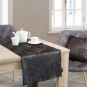 OBRUS GOJA 40 X 140 CM CZARNY EUROFIRANY