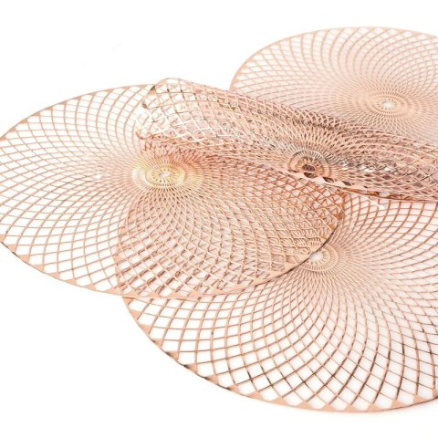 PODKŁADKA DARIA FI 38 CM MIEDZIANY EUROFIRANY PODKŁADKA DARIA FI 38 CM MIEDZIANY EUROFIRANY