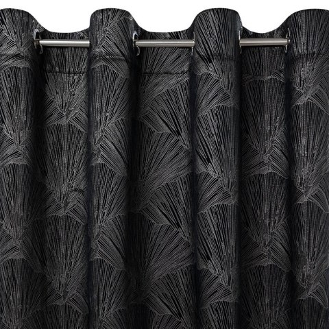 ZASŁONA GOTOWA GOJA 140 X 250 CM CZARNY EUROFIRANY ZASŁONA GOTOWA GOJA 140 X 250 CM CZARNY EUROFIRANY