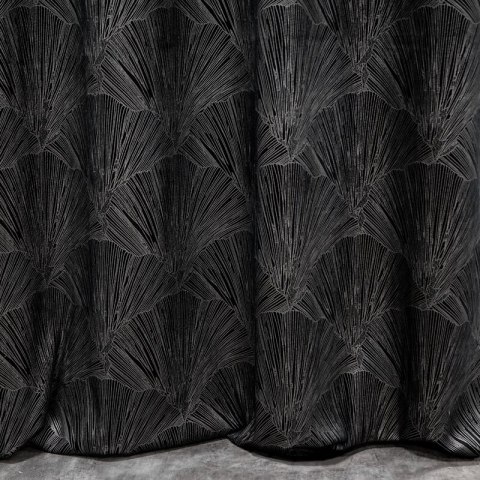 ZASŁONA GOTOWA GOJA 140 X 250 CM CZARNY EUROFIRANY ZASŁONA GOTOWA GOJA 140 X 250 CM CZARNY EUROFIRANY