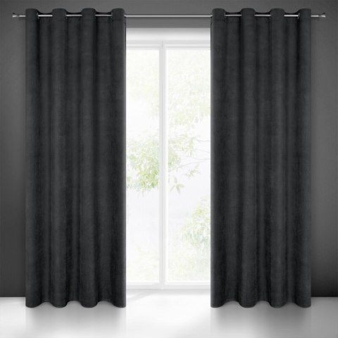 ZASŁONA GOTOWA MILO 140 X 250 CM CZARNY EUROFIRANY ZASŁONA GOTOWA MILO 140 X 250 CM CZARNY EUROFIRANY