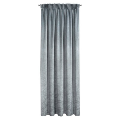 ZASŁONA GOTOWA RIVA NA TAŚMIE 140 X 270 CM STALOWY EUROFIRANY ZASŁONA GOTOWA RIVA NA TAŚMIE 140 X 270 CM STALOWY EUROFIRANY