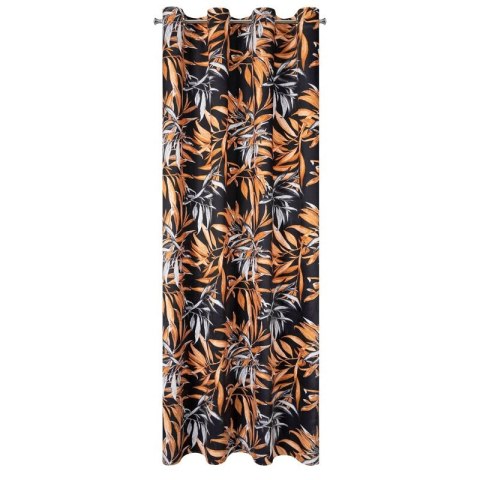 ZASŁONA GOTOWA ZOJA 140 X 250 CM CZARNY EUROFIRANY ZASŁONA GOTOWA ZOJA 140 X 250 CM CZARNY EUROFIRANY