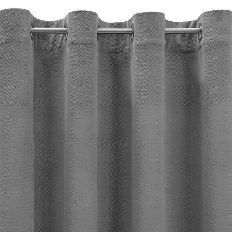 ZASŁONA GOTOWA MILO 140 X 250 CM STALOWY EUROFIRANY ZASŁONA GOTOWA MILO 140 X 250 CM STALOWY EUROFIRANY