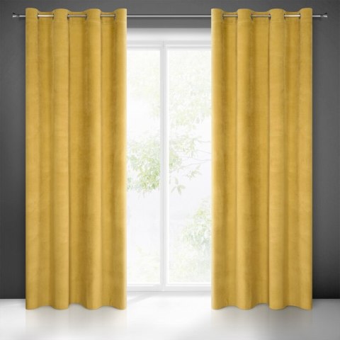 ZASŁONA GOTOWA MILO 140 X 250 CM ZŁOTY EUROFIRANY ZASŁONA GOTOWA MILO 140 X 250 CM ZŁOTY EUROFIRANY