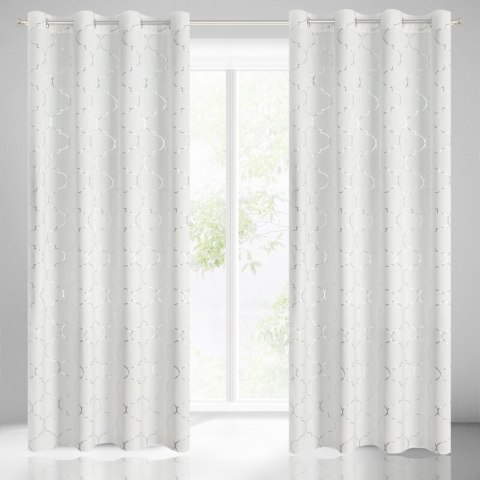 ZASŁONA GOTOWA GISEL 140 X 250 CM BIAŁY EUROFIRANY ZASŁONA GOTOWA GISEL 140 X 250 CM BIAŁY EUROFIRANY