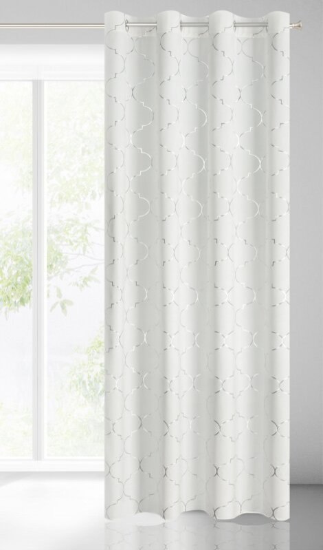 ZASŁONA GOTOWA GISEL 140 X 250 CM BIAŁY EUROFIRANY ZASŁONA GOTOWA GISEL 140 X 250 CM BIAŁY EUROFIRANY