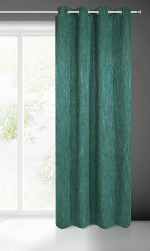 ZASŁONA GOTOWA ROSSIE 140 X 250 CM ZIELONY EUROFIRANY ZASŁONA GOTOWA ROSSIE 140 X 250 CM ZIELONY EUROFIRANY