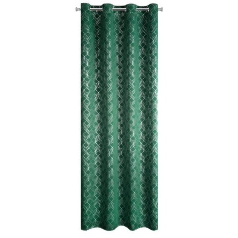 ZASŁONA GOTOWA D91 POLI 140 X 250 CM ZIELONY EUROFIRANY ZASŁONA GOTOWA D91 POLI 140 X 250 CM ZIELONY EUROFIRANY