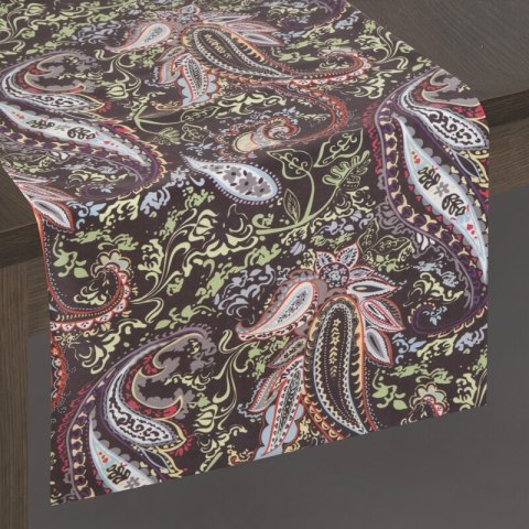 OBRUS ADINA 35 X 140 CM CZARNY EUROFIRANY OBRUS ADINA 35 X 140 CM CZARNY EUROFIRANY