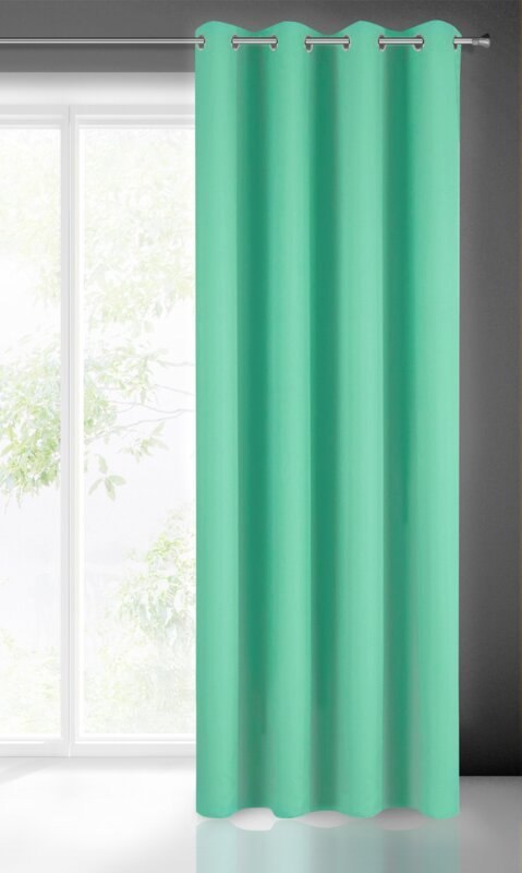 ZASŁONA GOTOWA RITA 140 X 250 CM MIĘTOWY EUROFIRANY ZASŁONA GOTOWA RITA 140 X 250 CM MIĘTOWY EUROFIRANY