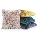 POSZEWKA SHAGGY 1 40 X 40 CM CIEMNOBORDOWY EUROFIRANY