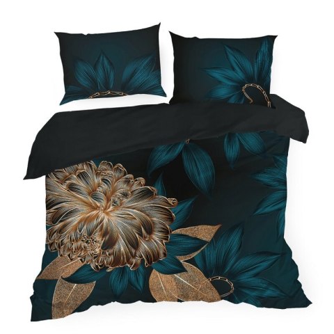 KOMPLET POŚCIELI SATYNOWEJ PREMIUM 6 160 X 200 CM CZARNY EUROFIRANY KOMPLET POŚCIELI SATYNOWEJ PREMIUM 6 160 X 200 CM CZARNY EUROFIRANY