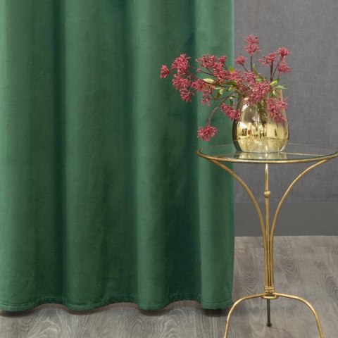 ZASŁONA GOTOWA D91 ROSA NA TAŚMIE 140 X 270 CM CIEMNOZIELONY EUROFIRANY ZASŁONA GOTOWA D91 ROSA NA TAŚMIE 140 X 270 CM CIEMNOZIELONY EUROFIRANY