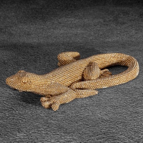 FIGURKA DEKORACYJNA ELDO 19 X 10 X 4 CM ZŁOTY EUROFIRANY FIGURKA DEKORACYJNA ELDO 19 X 10 X 4 CM ZŁOTY EUROFIRANY
