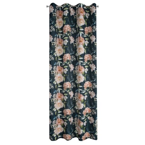 ZASŁONA GOTOWA SALMA 140 X 270 CM CZARNY EUROFIRANY ZASŁONA GOTOWA SALMA 140 X 270 CM CZARNY EUROFIRANY