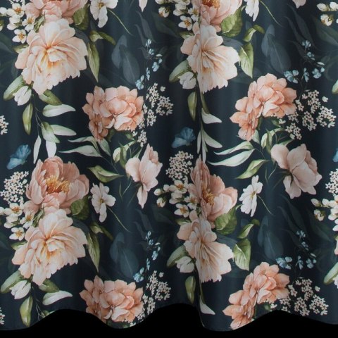ZASŁONA GOTOWA SALMA 140 X 270 CM CZARNY EUROFIRANY ZASŁONA GOTOWA SALMA 140 X 270 CM CZARNY EUROFIRANY