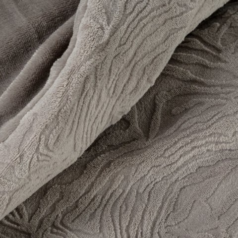 KOMPLET POŚCIELI FLANO 160 X 200 CM BEŻOWY EUROFIRANY KOMPLET POŚCIELI FLANO 160 X 200 CM BEŻOWY EUROFIRANY