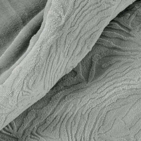 KOMPLET POŚCIELI FLANO 220 X 200 CM SREBRNY EUROFIRANY KOMPLET POŚCIELI FLANO 220 X 200 CM SREBRNY EUROFIRANY