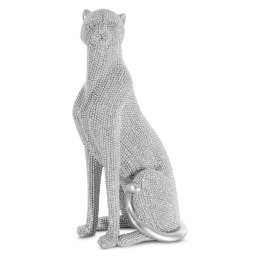 FIGURKA DEKORACYJNA ELDO 12 X 8 X 23 CM SREBRNY EUROFIRANY
