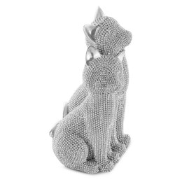FIGURKA DEKORACYJNA ELDO 13 X 11 X 21 CM SREBRNY EUROFIRANY