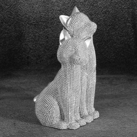 FIGURKA DEKORACYJNA ELDO 13 X 11 X 21 CM SREBRNY EUROFIRANY FIGURKA DEKORACYJNA ELDO 13 X 11 X 21 CM SREBRNY EUROFIRANY