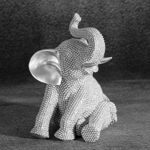FIGURKA DEKORACYJNA ELDO 14 X 12 X 18 CM SREBRNY EUROFIRANY FIGURKA DEKORACYJNA ELDO 14 X 12 X 18 CM SREBRNY EUROFIRANY