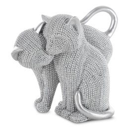 FIGURKA DEKORACYJNA ELDO 16 X 10 X 13 CM SREBRNY EUROFIRANY