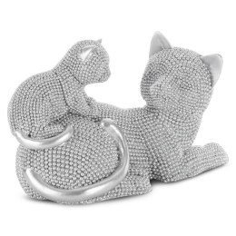 FIGURKA DEKORACYJNA ELDO 19 X 9 X 12 CM SREBRNY EUROFIRANY