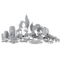 FIGURKA DEKORACYJNA ELDO 19 X 9 X 12 CM SREBRNY EUROFIRANY