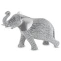 FIGURKA DEKORACYJNA ELDO 24 X 12 X 19 CM SREBRNY EUROFIRANY