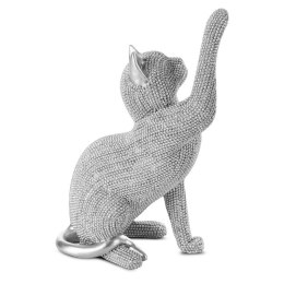 FIGURKA DEKORACYJNA ELDO 14 X 8 X 22 CM SREBRNY EUROFIRANY