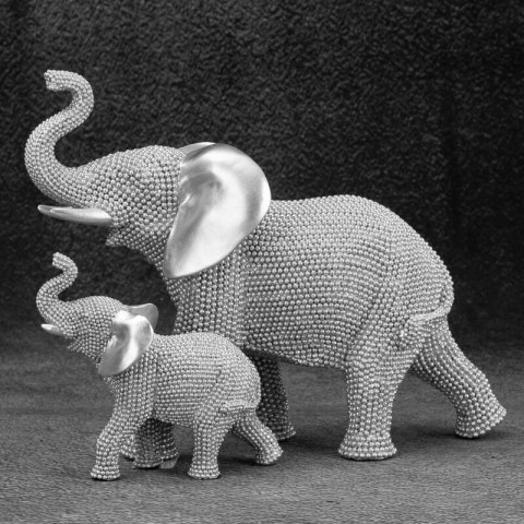 FIGURKA DEKORACYJNA ELDO 25 X 12 X 20 CM SREBRNY EUROFIRANY FIGURKA DEKORACYJNA ELDO 25 X 12 X 20 CM SREBRNY EUROFIRANY