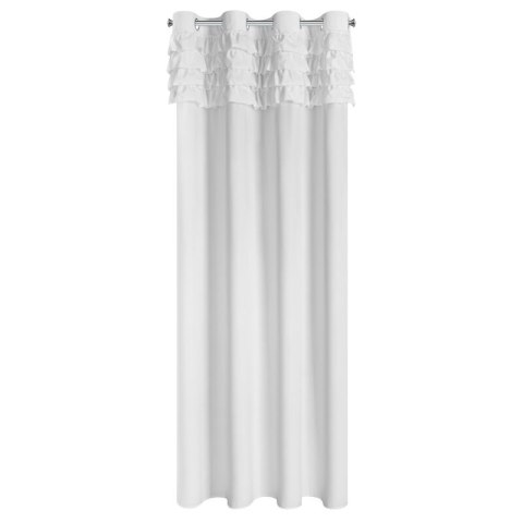 ZASŁONA GOTOWA ERIN 140 X 250 CM BIAŁY EUROFIRANY ZASŁONA GOTOWA ERIN 140 X 250 CM BIAŁY EUROFIRANY