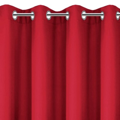 ZASŁONA GOTOWA RITA 140 X 250 CM CZERWONY EUROFIRANY ZASŁONA GOTOWA RITA 140 X 250 CM CZERWONY EUROFIRANY